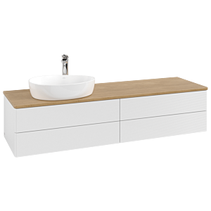 Meuble sous-vasque Villeroy &amp; Boch Antao 1600x360x500mm L26151GF avec éclairage avec structure FK/AP: GF/1