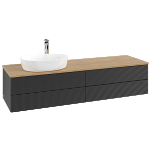 Villeroy & Boch Antao Waschtischunterschrank 1600x360x500mm L26151PD mit Beleuchtung mit Struktur FK/AP: PD/1