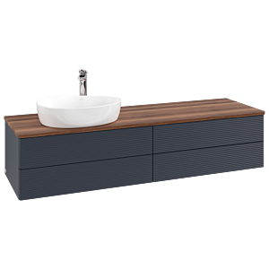 Villeroy & Boch Antao Waschtischunterschrank 1600x360x500mm L26152HG mit Beleuchtung mit Struktur FK/AP: HG/2