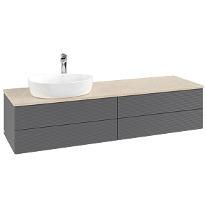 Meuble sous-vasque Villeroy &amp; Boch Antao 1600x360x500mm L26153GK avec éclairage avec structure FK/AP: GK/3