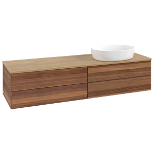 Villeroy &amp; Boch Antao vanity unit 1600x360x500mm L27011HM with lighting FK/AP: HM/1