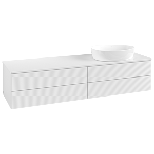 Villeroy & Boch Antao Waschtischunterschrank 1600x360x500mm L27110GF mit Beleuchtung mit Struktur FK/AP: GF/0