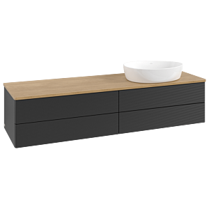 Meuble sous-vasque Villeroy &amp; Boch Antao 1600x360x500mm L27111PD avec éclairage avec structure FK/AP: PD/1