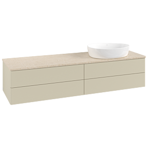 Villeroy & Boch Antao Waschtischunterschrank 1600x360x500mm L27113HJ mit Beleuchtung mit Struktur FK/AP: HJ/3