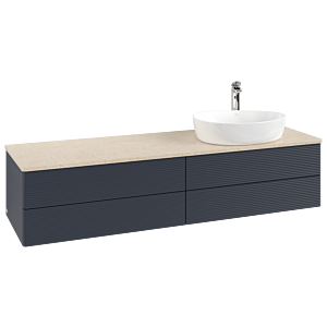 Villeroy &amp; Boch Antao vanity unit 1600x360x500mm L27153HG with lighting with structure FK/AP: HG/3