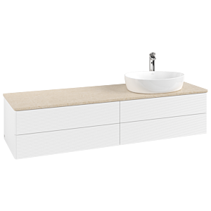Villeroy &amp; Boch Antao vanity unit 1600x360x500mm L27153MT with lighting with structure FK/AP: MT/3