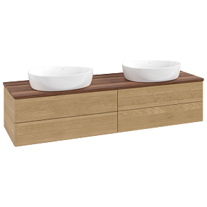 Villeroy &amp; Boch Antao vanity unit 1600x360x500mm L28012HN with lighting FK/AP: HN/2