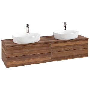 Meuble sous-vasque Villeroy &amp; Boch Antao 1600x360x500mm L28052HM avec éclairage FK/AP: HM/2