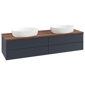 Villeroy &amp; Boch Antao vanity unit 1600x360x500mm L28112HG with lighting with structure FK/AP: HG/2
