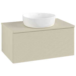 Villeroy & Boch Antao Waschtischunterschrank 800x360x500mm L30110HJ mit Beleuchtung mit Struktur FK/AP: HJ/0