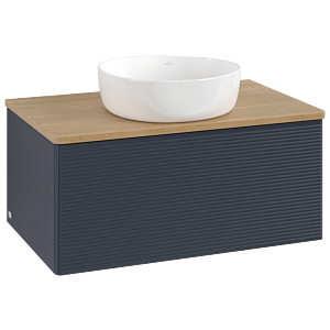 Villeroy & Boch Antao Waschtischunterschrank 800x360x500mm L30111HG mit Beleuchtung mit Struktur FK/AP: HG/1