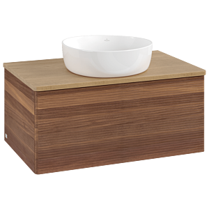 Villeroy & Boch Antao Waschtischunterschrank 800x360x500mm L30111HM mit Beleuchtung mit Struktur FK/AP: HM/1