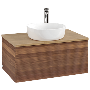 Villeroy & Boch Antao Waschtischunterschrank 800x360x500mm L30151HM mit Beleuchtung mit Struktur FK/AP: HM/1