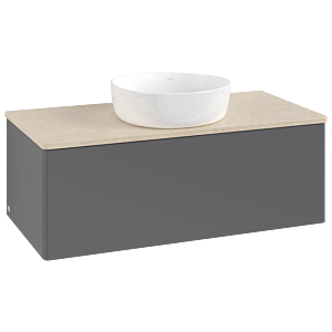 Villeroy & Boch Antao Waschtischunterschrank 1000x360x500mm L31013GK mit Beleuchtung FK/AP: GK/3