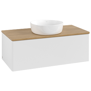 Villeroy & Boch Antao Waschtischunterschrank 1000x360x500mm L31111GF mit Beleuchtung mit Struktur FK/AP: GF/1