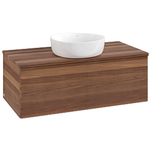 Villeroy & Boch Antao Waschtischunterschrank 1000x360x500mm L31112HM mit Beleuchtung mit Struktur FK/AP: HM/2