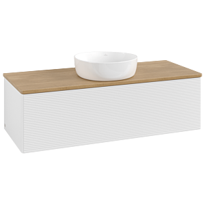 Villeroy & Boch Antao Waschtischunterschrank 1200x360x500mm L32111GF mit Beleuchtung mit Struktur FK/AP: GF/1