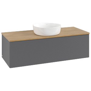 Meuble sous-vasque Villeroy &amp; Boch Antao 1200x360x500mm L32111GK avec éclairage avec structure FK/AP: GK/1