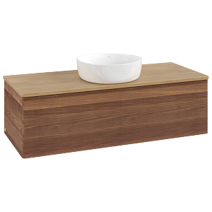 Villeroy & Boch Antao Waschtischunterschrank 1200x360x500mm L32111HM mit Beleuchtung mit Struktur FK/AP: HM/1