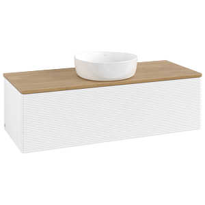 Villeroy & Boch Antao Waschtischunterschrank 1200x360x500mm L32111MT mit Beleuchtung mit Struktur FK/AP: MT/1