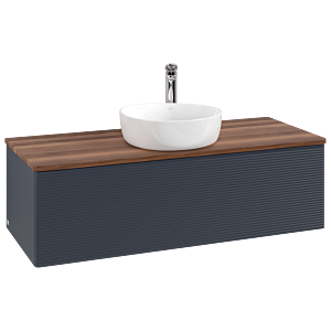 Villeroy & Boch Antao Waschtischunterschrank 1200x360x500mm L32152HG mit Beleuchtung mit Struktur FK/AP: HG/2