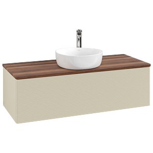 Villeroy & Boch Antao Waschtischunterschrank 1200x360x500mm L32152HJ mit Beleuchtung mit Struktur FK/AP: HJ/2