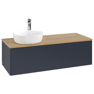 Meuble sous-vasque Villeroy &amp; Boch Antao 1200x360x500mm L33051HG avec éclairage FK/AP: HG/1