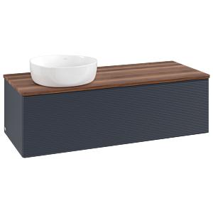 Meuble sous-vasque Villeroy &amp; Boch Antao 1200x360x500mm L33112HG avec éclairage avec structure FK/AP: HG/2