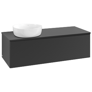 Villeroy & Boch Antao Waschtischunterschrank 1200x360x500mm L33150PD mit Beleuchtung mit Struktur FK/AP: PD/0