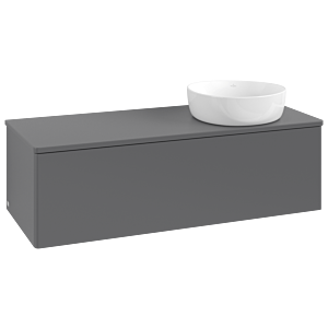 Villeroy & Boch Antao Waschtischunterschrank 1200x360x500mm L34010GK mit Beleuchtung FK/AP: GK/0