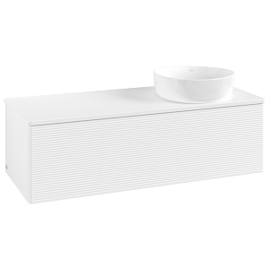 Villeroy & Boch Antao Waschtischunterschrank 1200x360x500mm L34110MT mit Beleuchtung mit Struktur FK/AP: MT/0