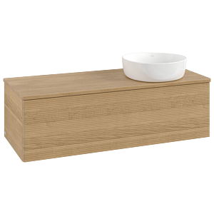 Villeroy & Boch Antao Waschtischunterschrank 1200x360x500mm L34111HN mit Beleuchtung mit Struktur FK/AP: HN/1