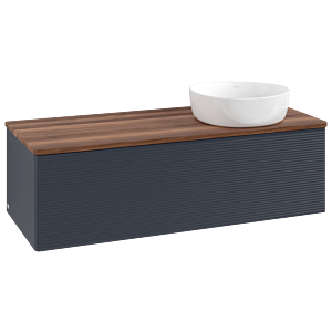 Villeroy & Boch Antao Waschtischunterschrank 1200x360x500mm L34112HG mit Beleuchtung mit Struktur FK/AP: HG/2