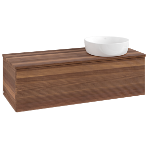 Villeroy & Boch Antao Waschtischunterschrank 1200x360x500mm L34112HM mit Beleuchtung mit Struktur FK/AP: HM/2