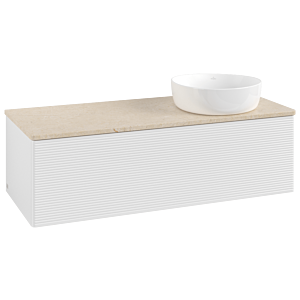 Villeroy & Boch Antao Waschtischunterschrank 1200x360x500mm L34113GF mit Beleuchtung mit Struktur FK/AP: GF/3