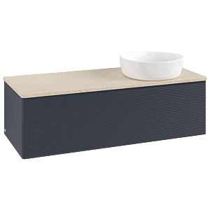 Villeroy & Boch Antao Waschtischunterschrank 1200x360x500mm L34113HG mit Beleuchtung mit Struktur FK/AP: HG/3