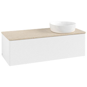 Villeroy & Boch Antao Waschtischunterschrank 1200x360x500mm L34113MT mit Beleuchtung mit Struktur FK/AP: MT/3