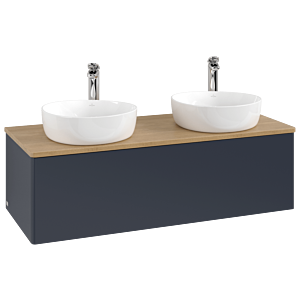 Meuble sous-vasque Villeroy &amp; Boch Antao 1200x360x500mm L35051HG avec éclairage FK/AP: HG/1