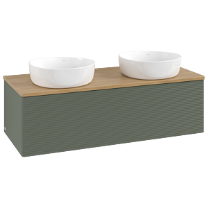 Villeroy & Boch Antao Waschtischunterschrank 1200x360x500mm L35111HL mit Beleuchtung mit Struktur FK/AP: HL/1