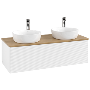 Meuble sous-vasque Villeroy &amp; Boch Antao 1200x360x500mm L35151MT avec éclairage avec structure FK/AP: MT/1