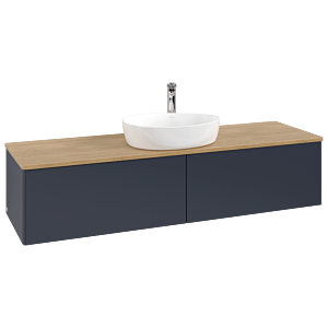 Villeroy & Boch Antao Waschtischunterschrank 1600x360x500mm L36051HG mit Beleuchtung FK/AP: HG/1