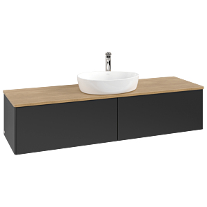 Villeroy &amp; Boch Antao vanity unit 1600x360x500mm L36051PD with lighting FK/AP: PD/1