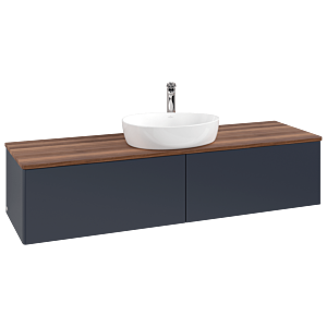 Meuble sous-vasque Villeroy &amp; Boch Antao 1600x360x500mm L36052HG avec éclairage FK/AP: HG/2
