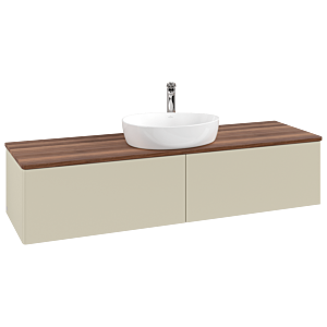 Meuble sous-vasque Villeroy &amp; Boch Antao 1600x360x500mm L36052HJ avec éclairage FK/AP: HJ/2