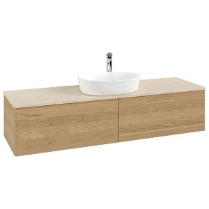 Meuble sous-vasque Villeroy &amp; Boch Antao 1600x360x500mm L36053HN avec éclairage FK/AP: HN/3