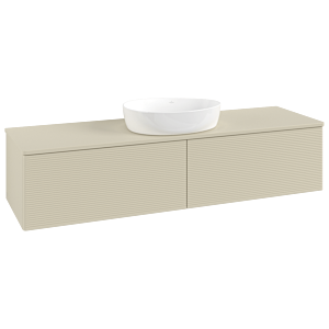 Meuble sous-vasque Villeroy &amp; Boch Antao 1600x360x500mm L36110HJ avec éclairage avec structure FK/AP: HJ/0