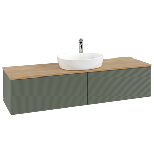 Villeroy & Boch Antao Waschtischunterschrank 1600x360x500mm L36151HL mit Beleuchtung mit Struktur FK/AP: HL/1