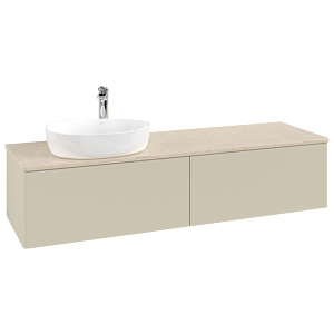 Villeroy &amp; Boch Antao vanity unit 1600x360x500mm L37053HJ with lighting FK/AP: HJ/3