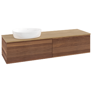 Villeroy &amp; Boch Antao vanity unit 1600x360x500mm L37111HM with lighting with structure FK/AP: HM/1
