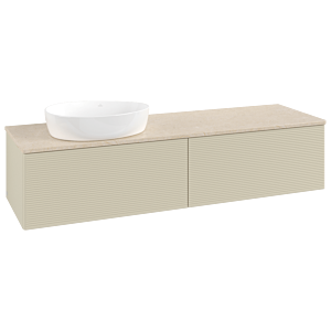 Meuble sous-vasque Villeroy &amp; Boch Antao 1600x360x500mm L37113HJ avec éclairage avec structure FK/AP: HJ/3